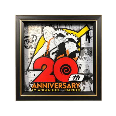 火影集結「漩渦鳴人」Naruto 3D Poster Art Frame Custom Paper Sculpture Shadow Box