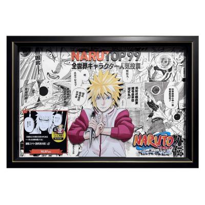 火影集結「波風水門」Namikaze Minato Horizontal Naruto 3D Poster Art Frame Custom Paper Sculpture Shadow Box